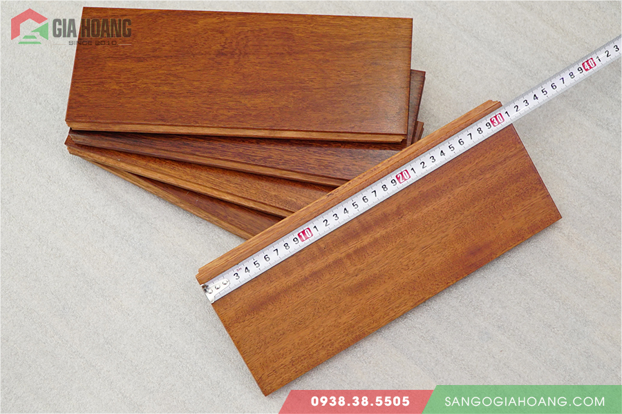 Sàn gỗ Căm Xe Solid 310 x 15 x 120 mm giá chỉ 570.000 vnđ/m2